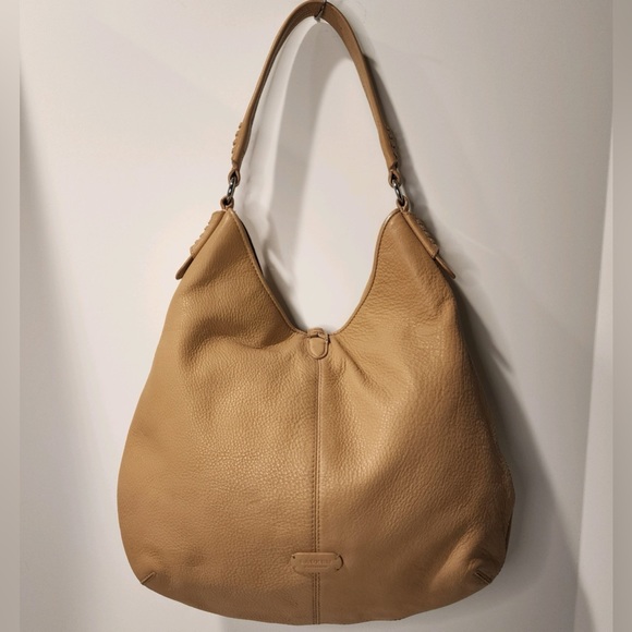 Ralph Lauren Indian Cove Soft Genuine Pebbled Leather Large Hobo/Shoulder Bag - Picture 5 of 15